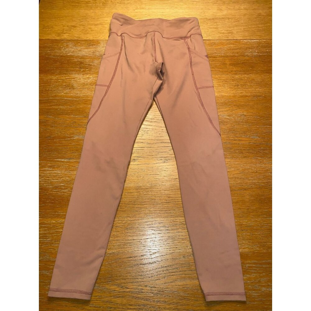 Forever 21 Womens High-Waisted Athletic Leggings With Side Pockets Size Small Ma
